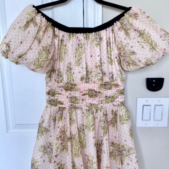 J.ING Marie Antoinette Mini Dress Puff Sleeve Romantic Garden Party Kawaii Fairy - Picture 3 of 8